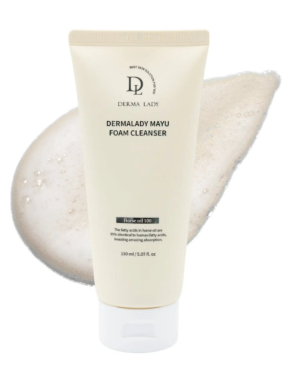 DermaLady Mayu Foam Cleanser – 150 mL / 5 oz – NIB – EXP 07/2027